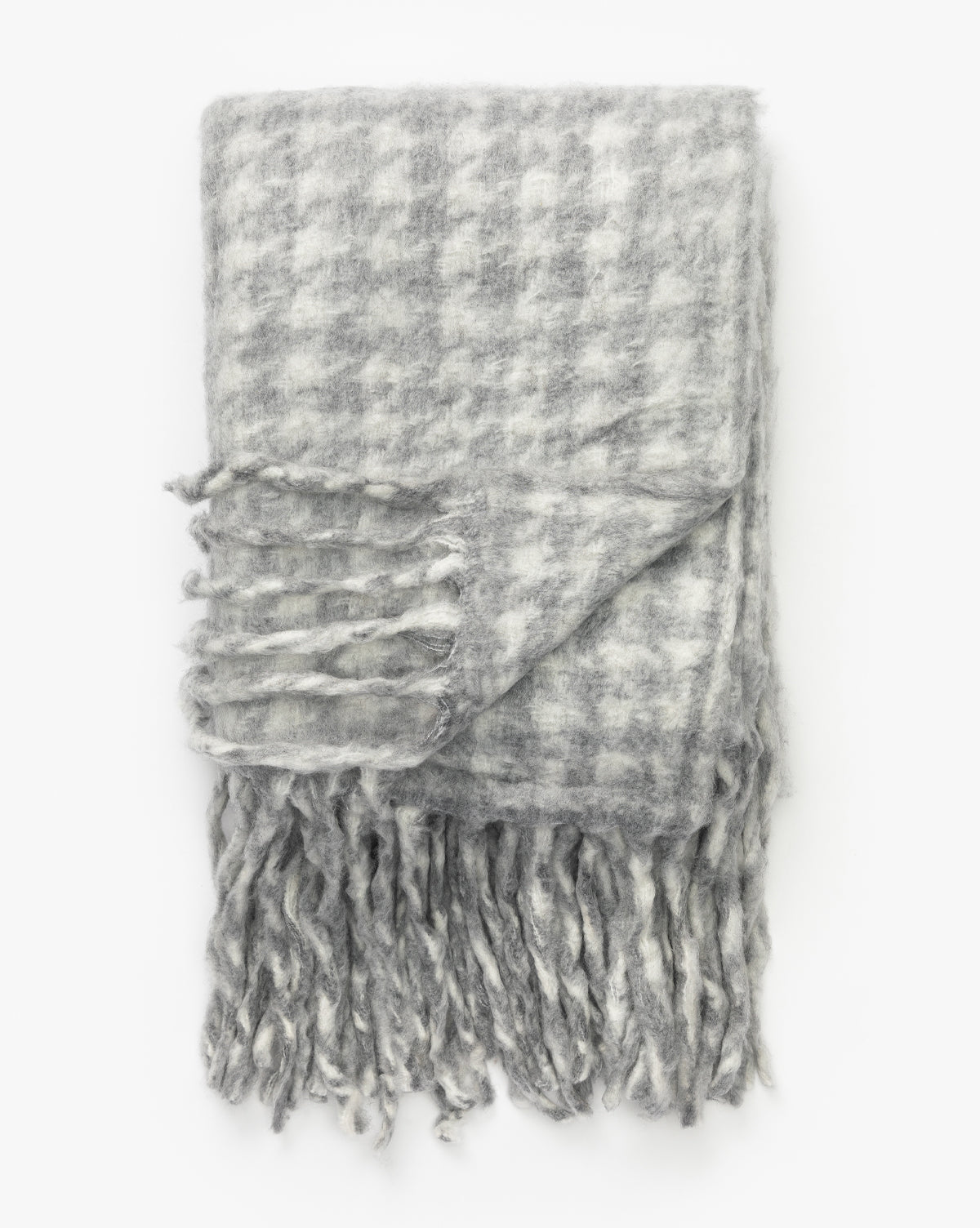 ARVO wool blanket    130x180+fringes グレー ARVO wool blanket 130x180+fringes グレー Arvo Grey Woven