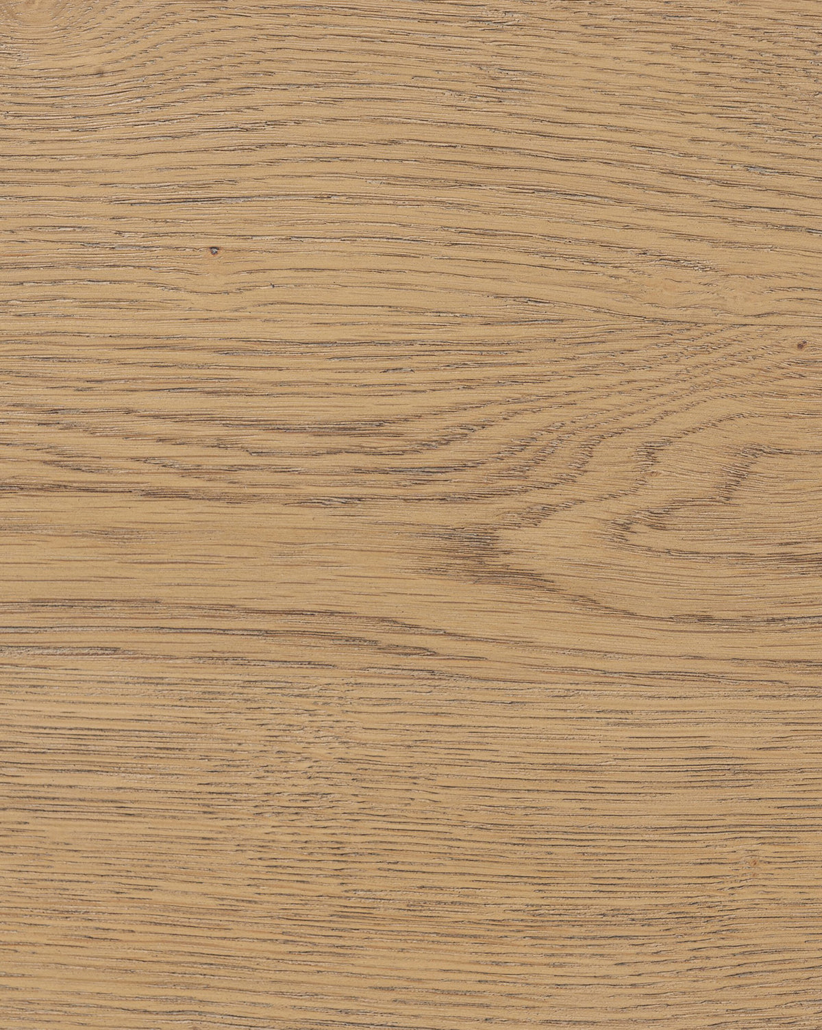 Light brown oak surface with natural grain and horizontal lines evokes the warm, rustic charm of Scandinavian design found in the Kyler Oak Extension Dining Table, by McGee & Co.