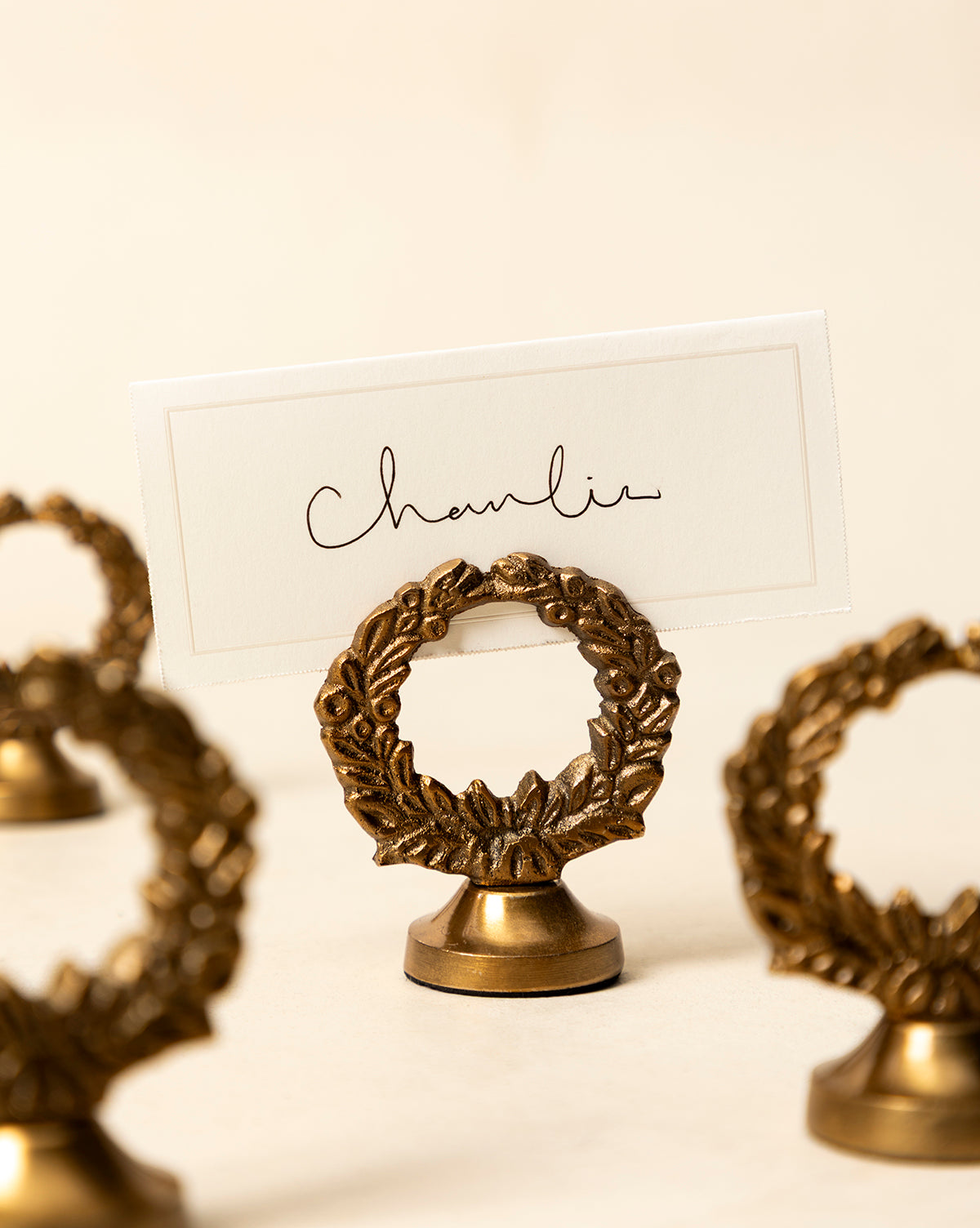 Laurel Place Card Holder (Set of 4)