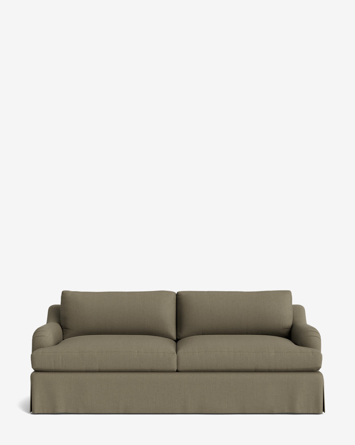 Lucille Skirted English Roll Arm Sofa