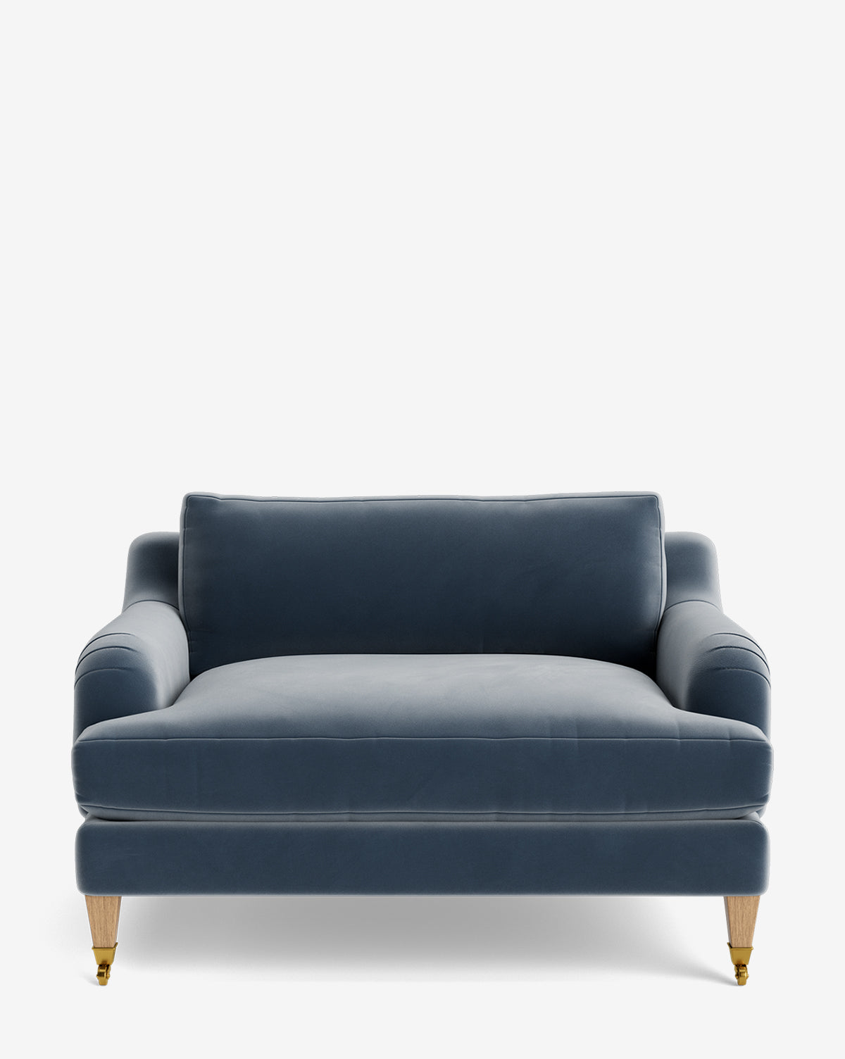 Lucille English Roll Arm Chair and a Half