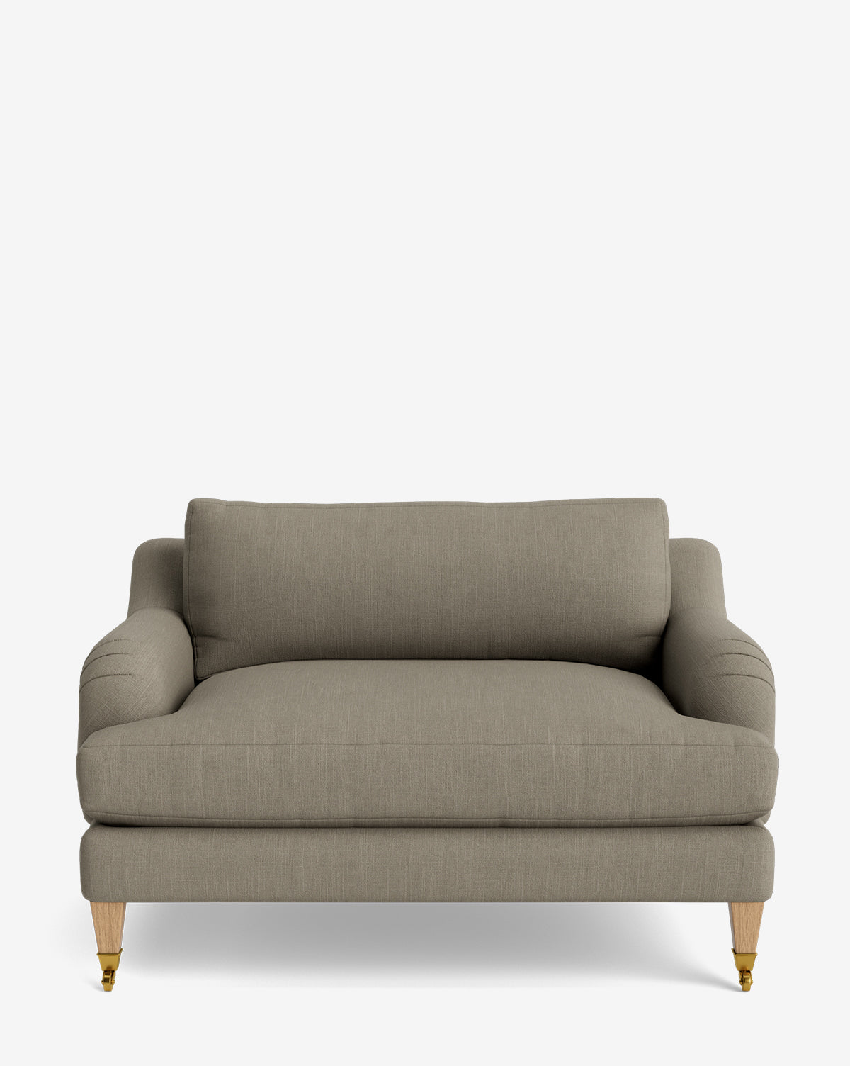 Lucille English Roll Arm Chair and a Half