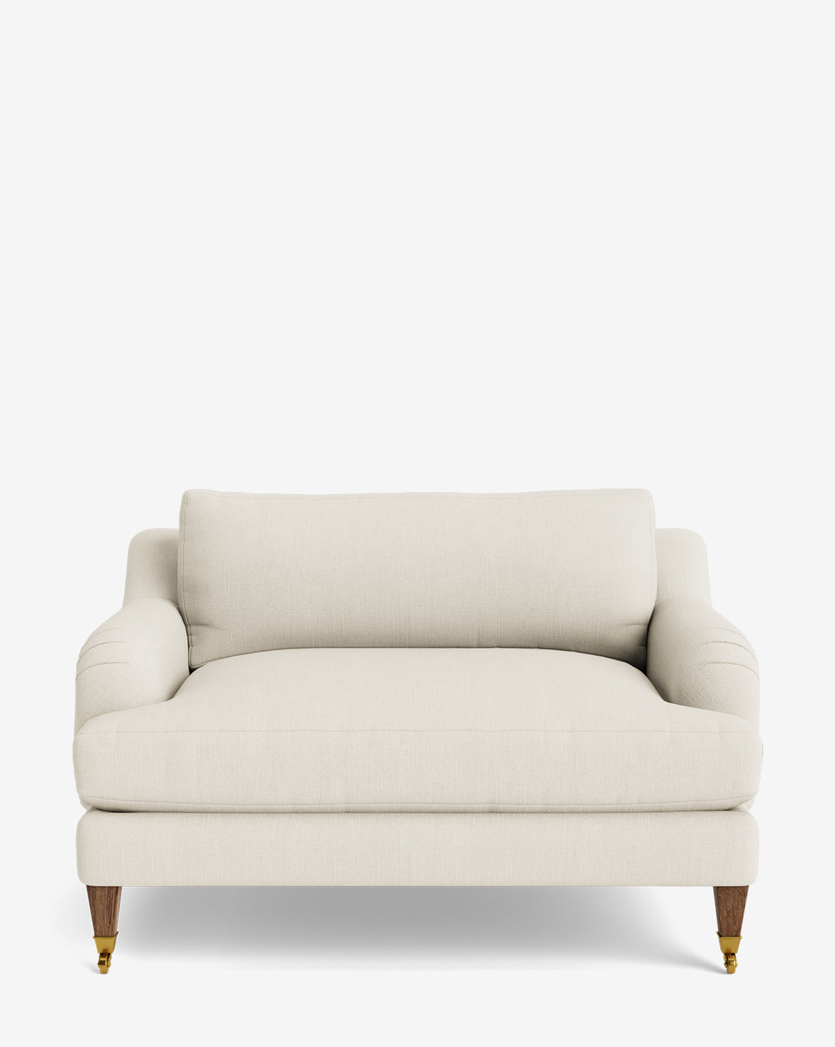 Lucille English Roll Arm Chair and a Half