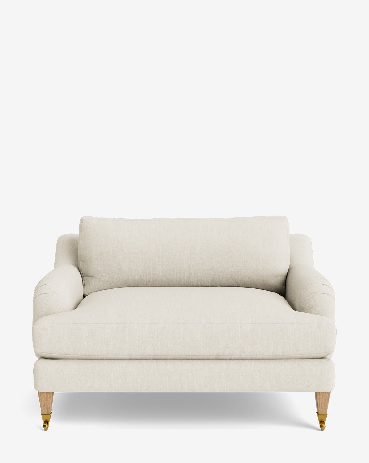 Lucille English Roll Arm Chair and a Half
