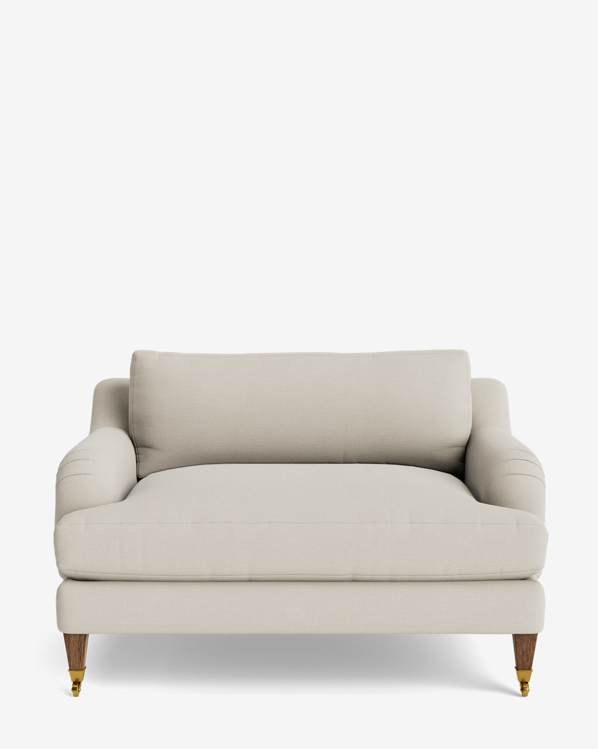 Lucille English Roll Arm Chair and a Half
