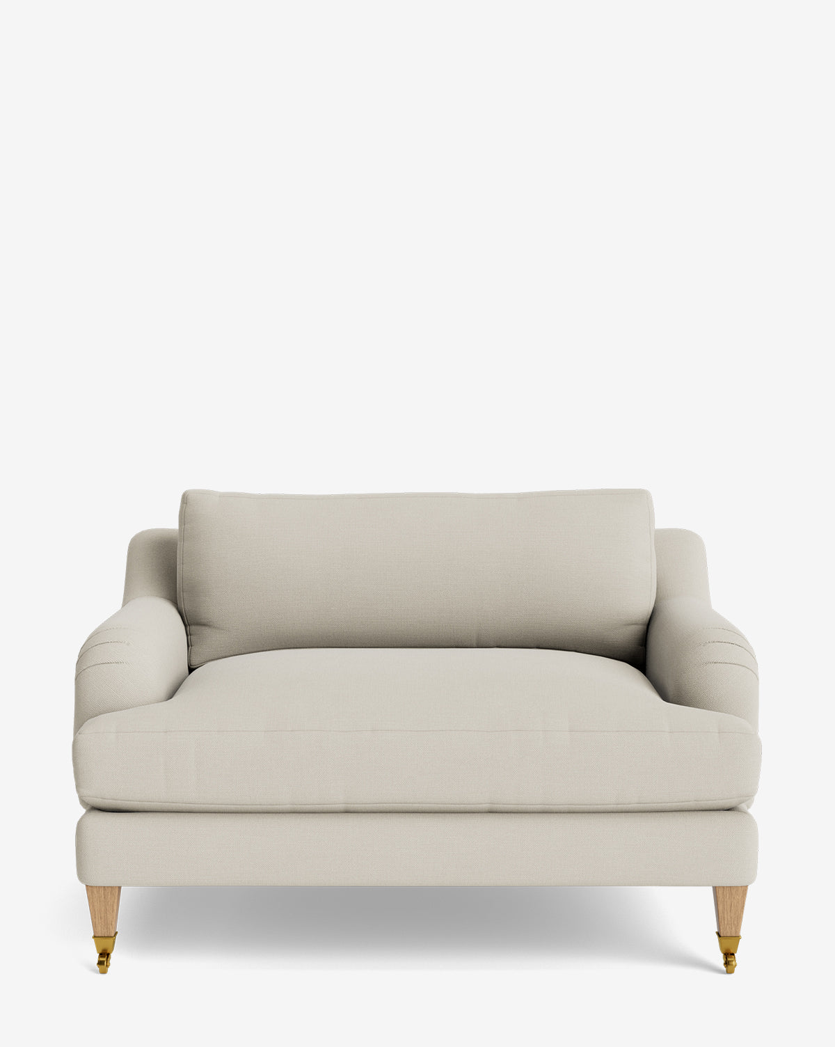 Lucille English Roll Arm Chair and a Half