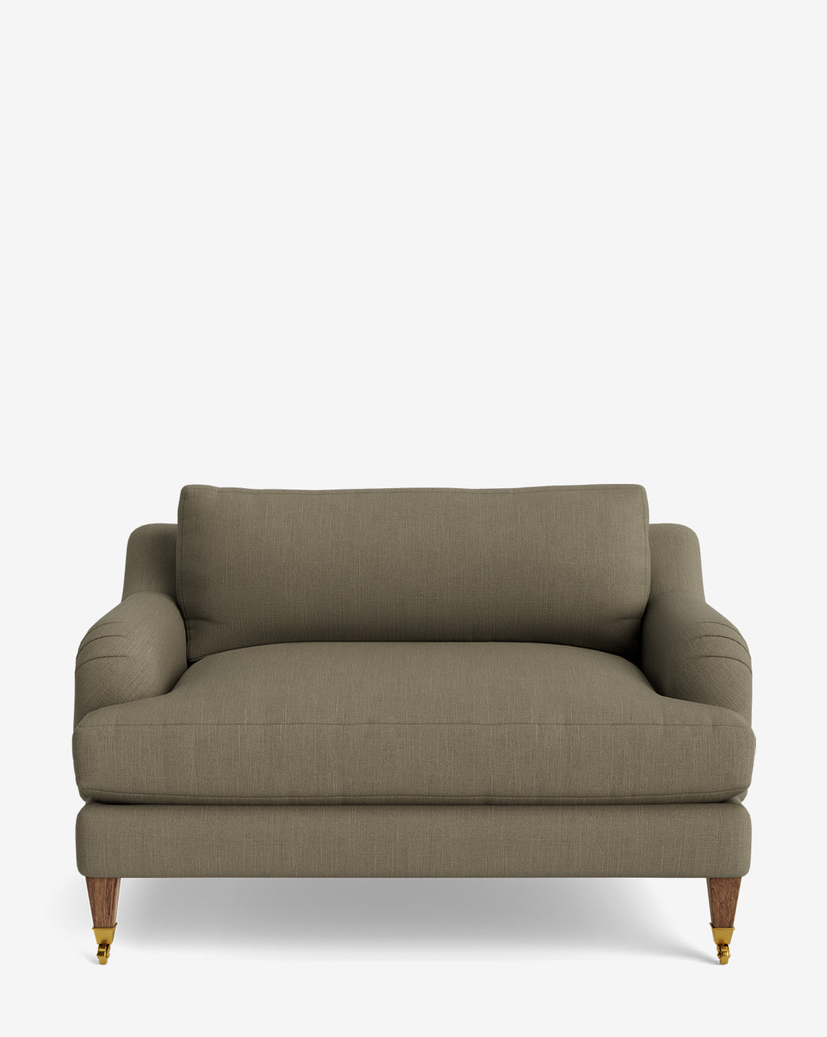 Lucille English Roll Arm Chair and a Half