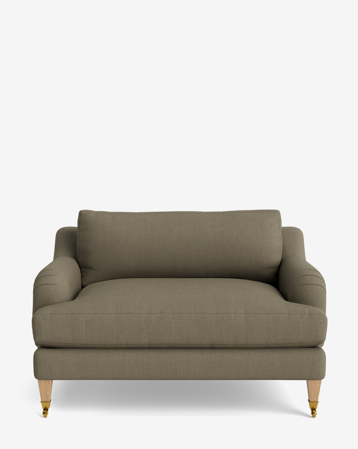 Lucille English Roll Arm Chair and a Half