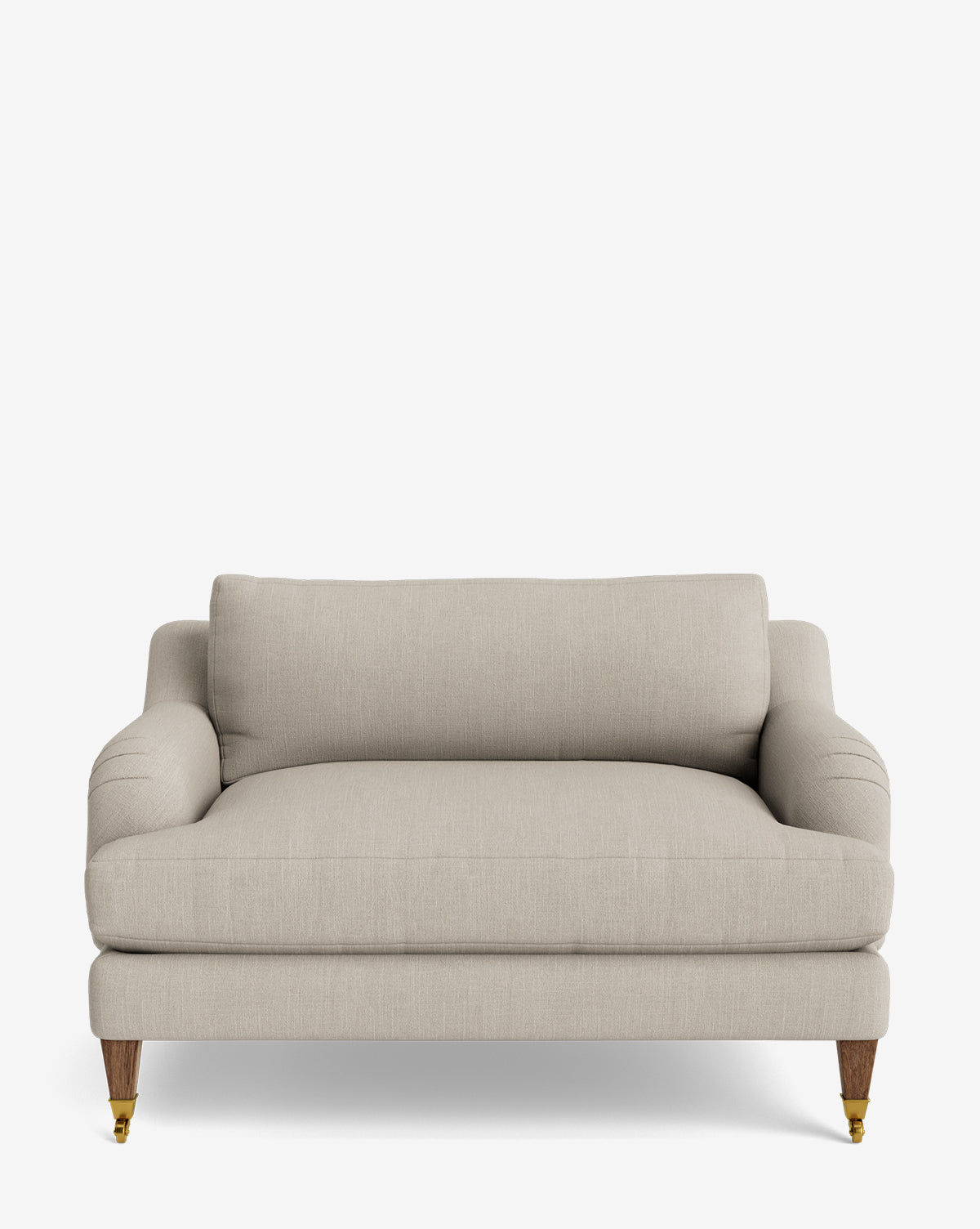 Lucille English Roll Arm Chair and a Half