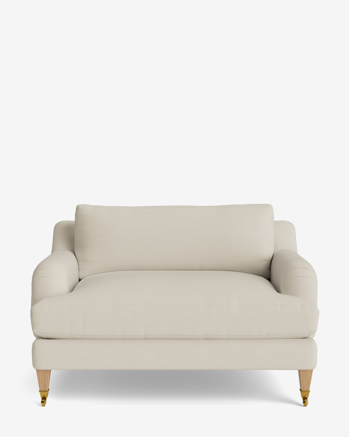 Lucille English Roll Arm Chair and a Half