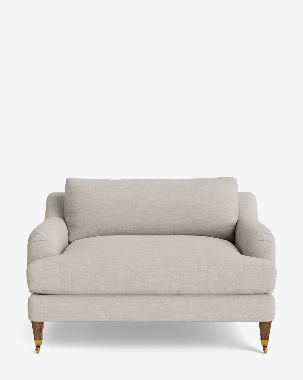 Lucille English Roll Arm Chair and a Half