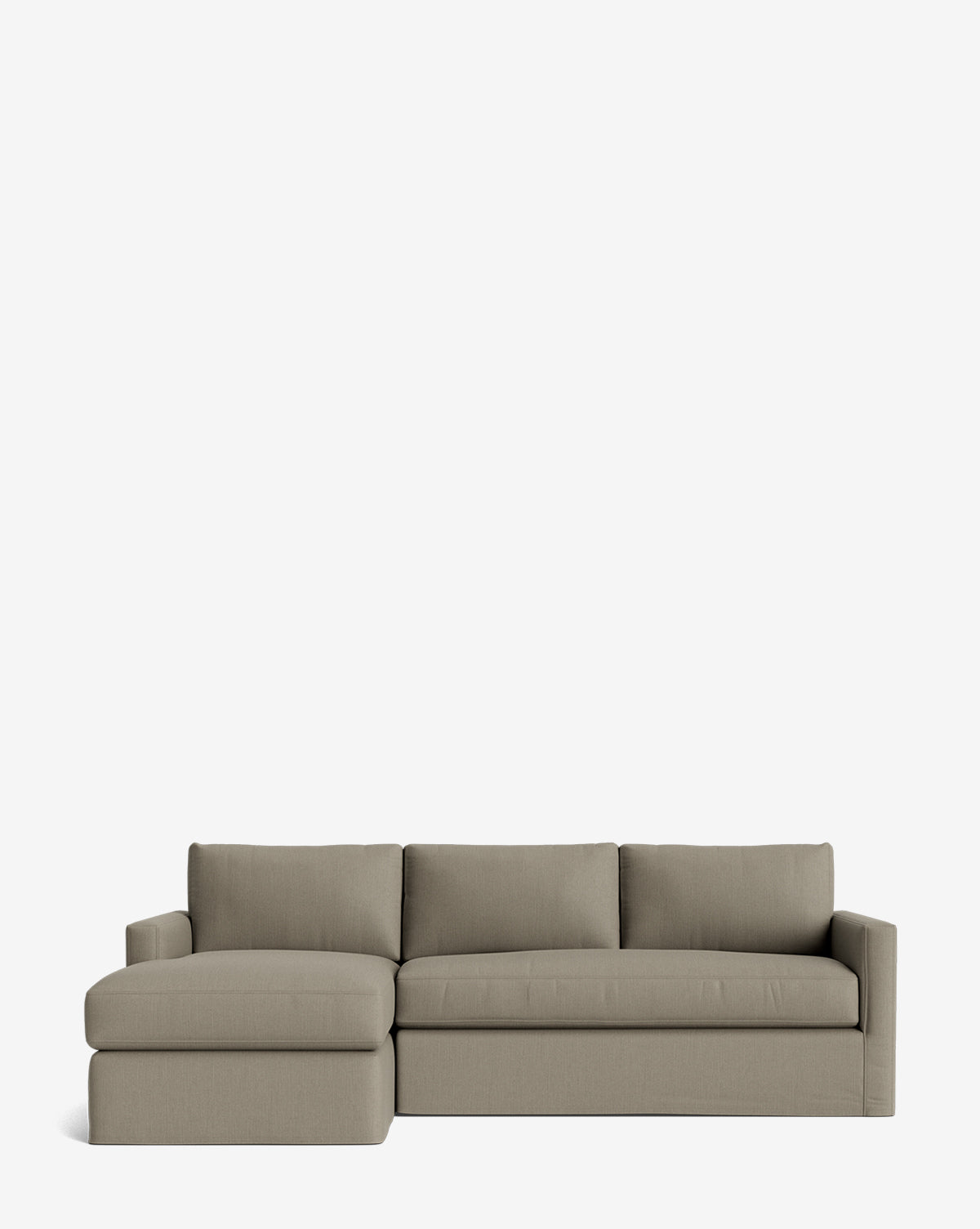 Macy Slipcover Chaise Sectional 101"