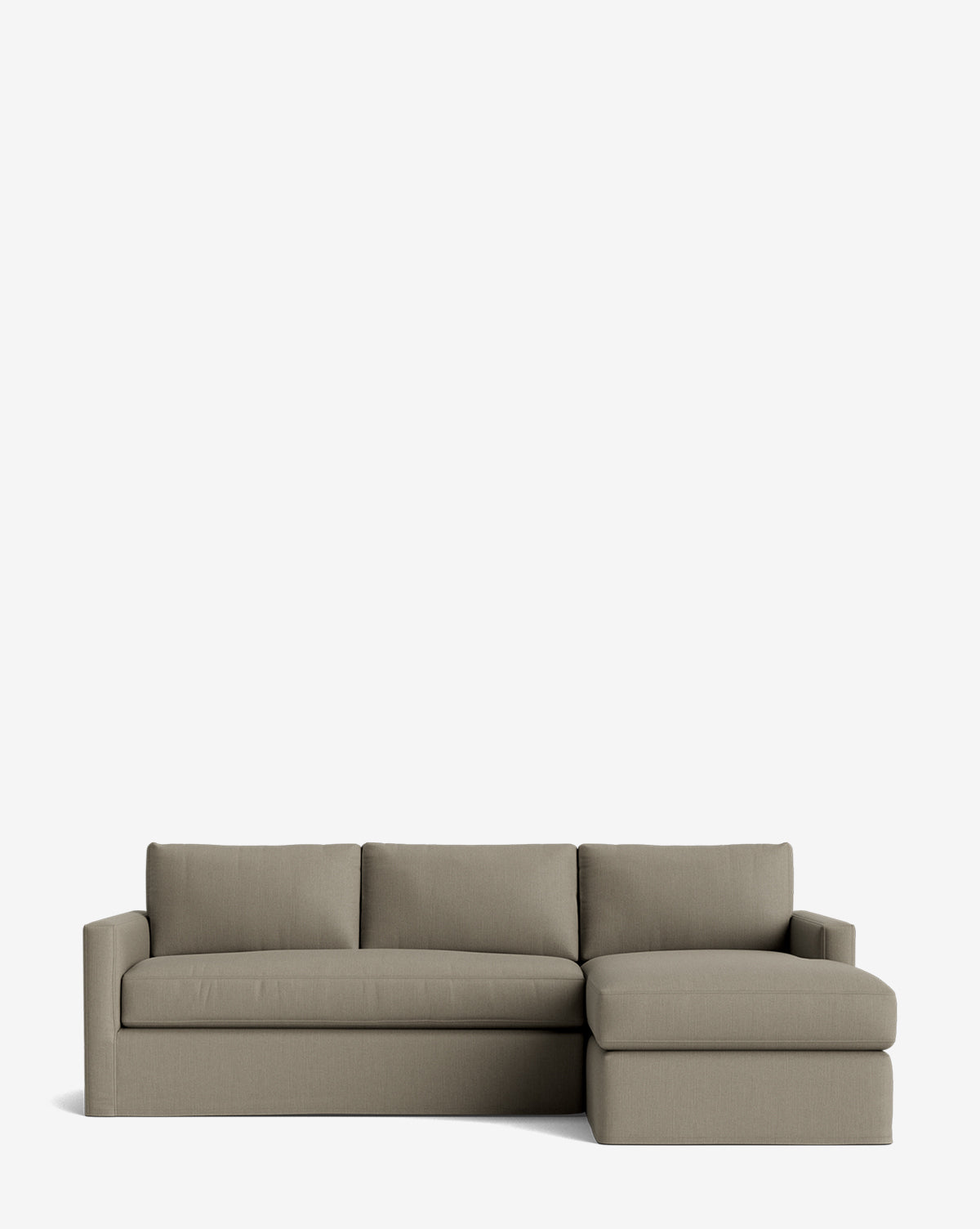 Macy Slipcover Chaise Sectional 101"