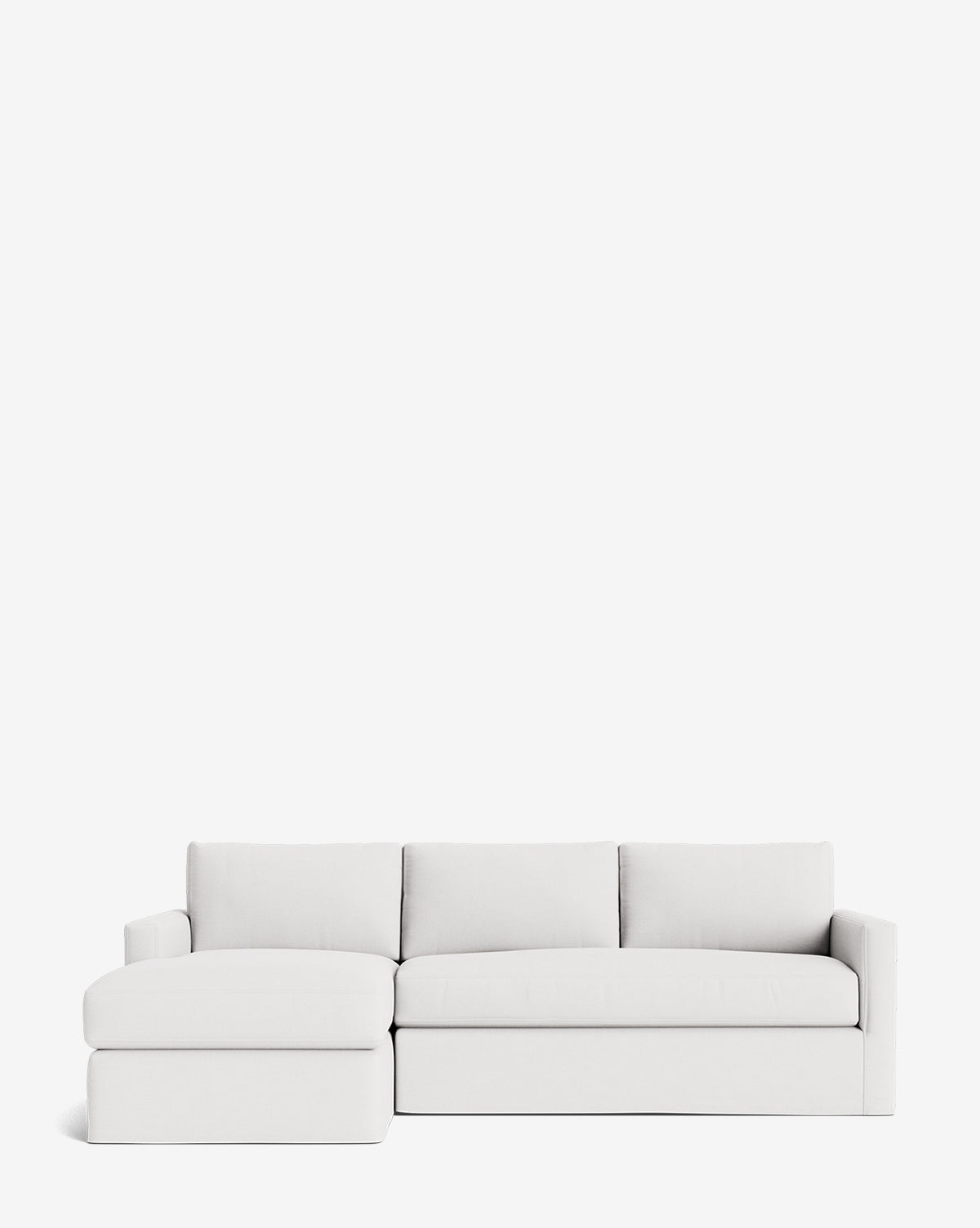 Macy Slipcover Chaise Sectional 101"