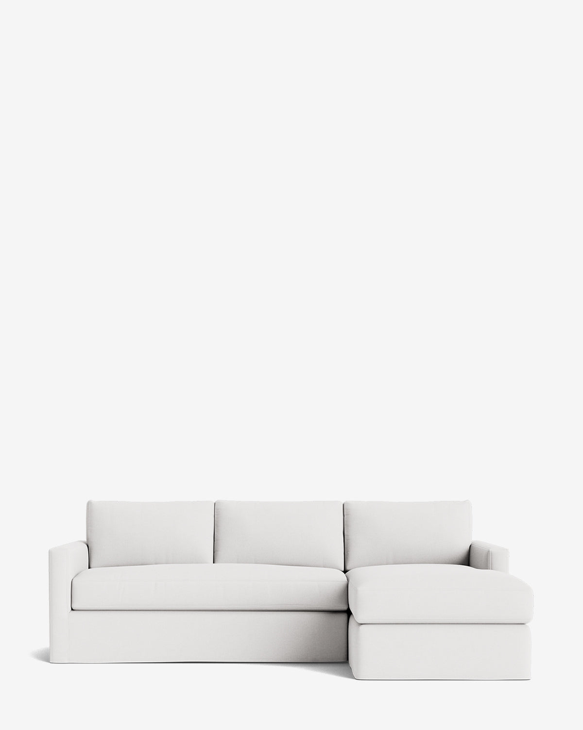 Macy Slipcover Chaise Sectional 101"