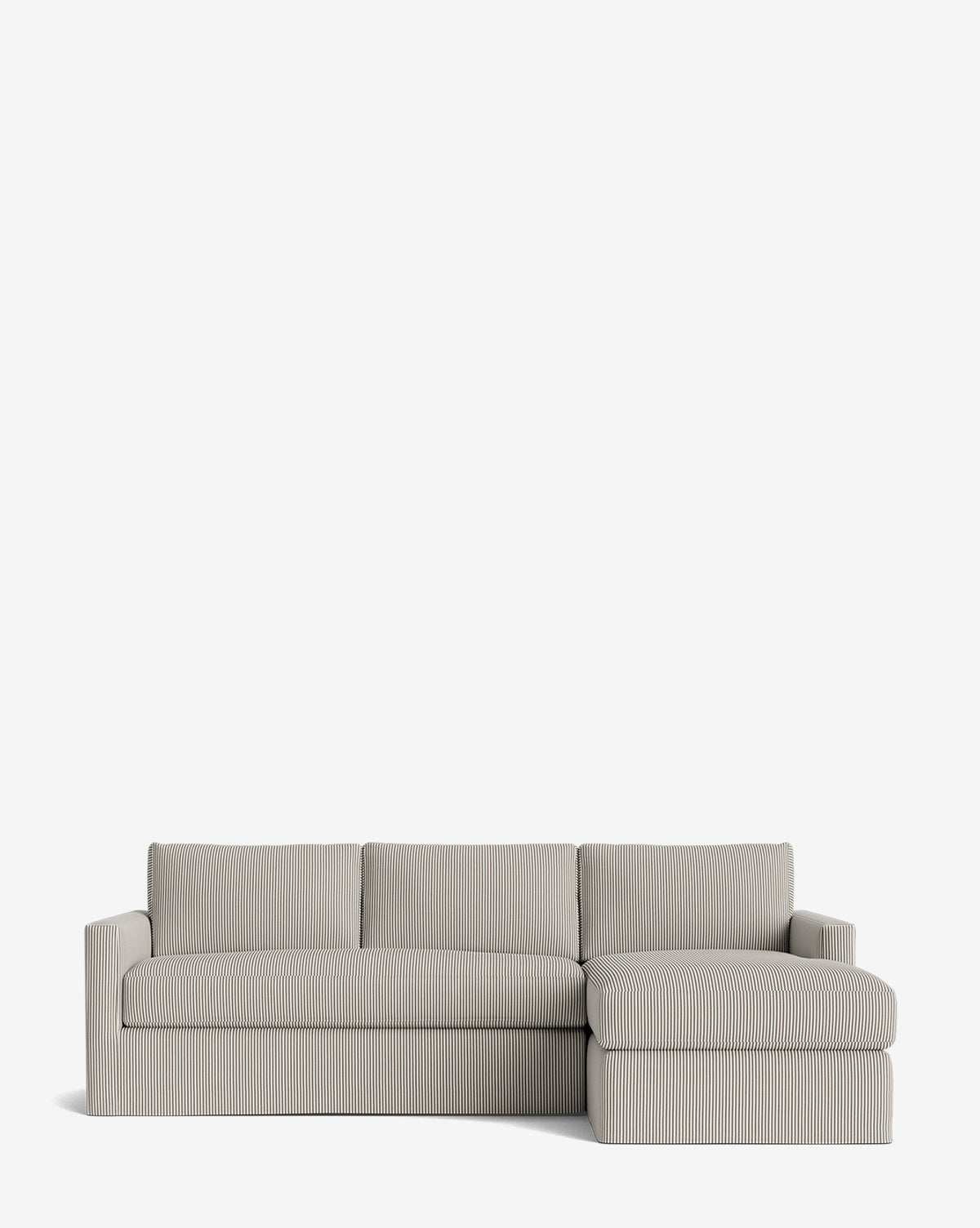 Macy Slipcover Chaise Sectional 101"