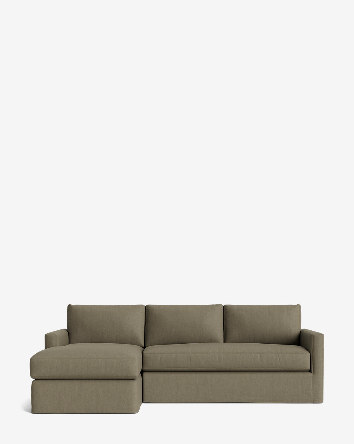 Macy Slipcover Chaise Sectional 101"