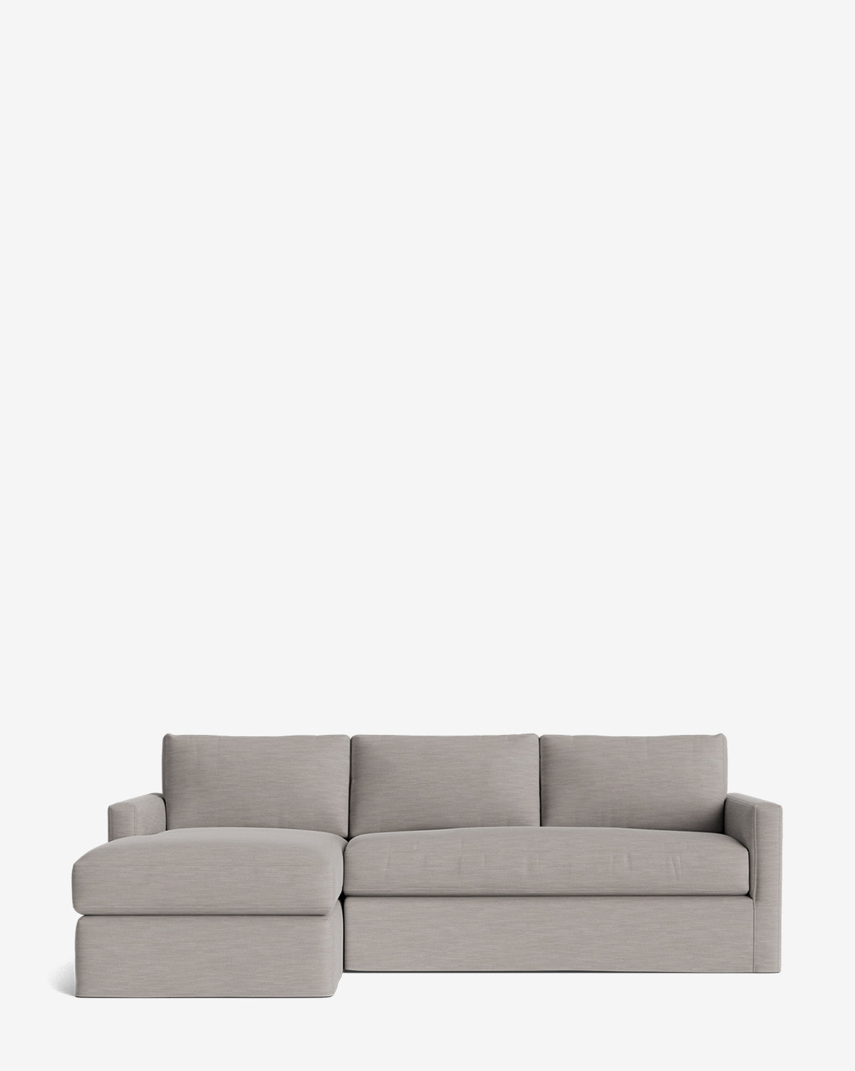 Macy Slipcover Chaise Sectional 101"