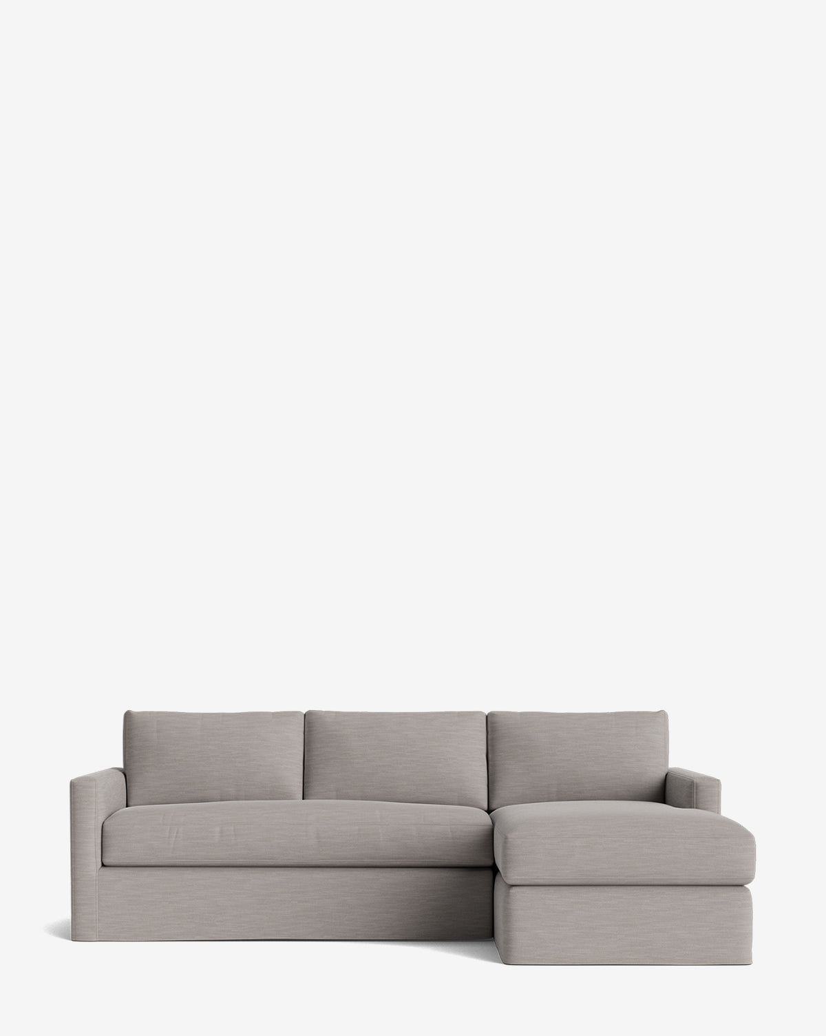 Macy Slipcover Chaise Sectional 101"