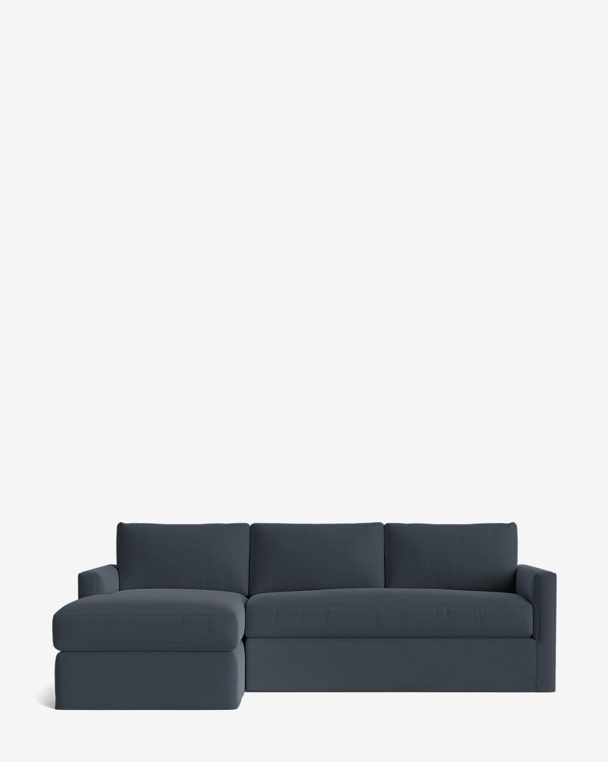Macy Slipcover Chaise Sectional 101"