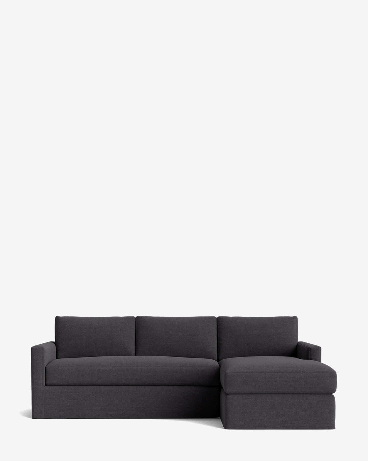 Macy Slipcover Chaise Sectional 101"