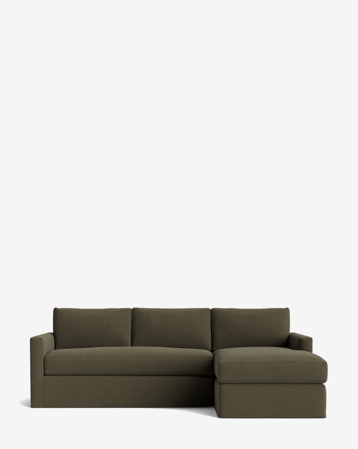 Macy Slipcover Chaise Sectional 101"