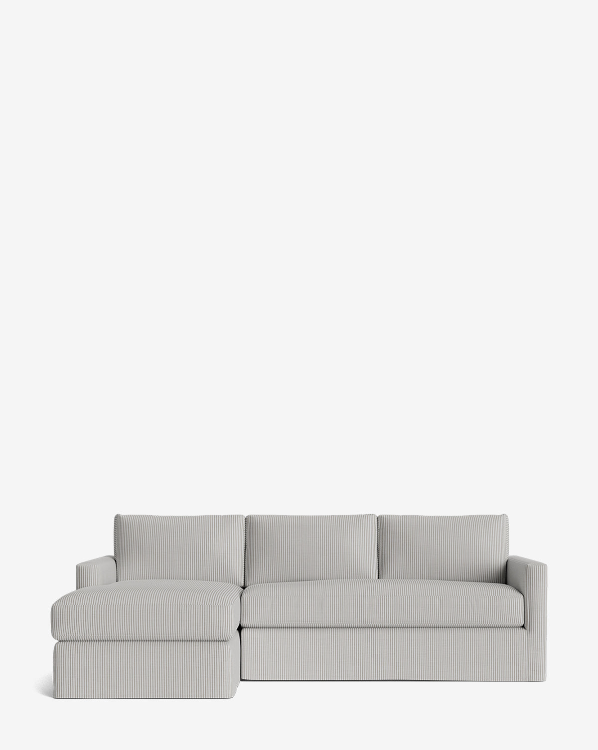 Macy Slipcover Chaise Sectional 101"