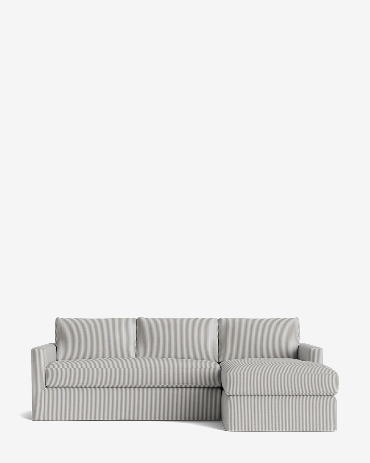 Macy Slipcover Chaise Sectional 101"