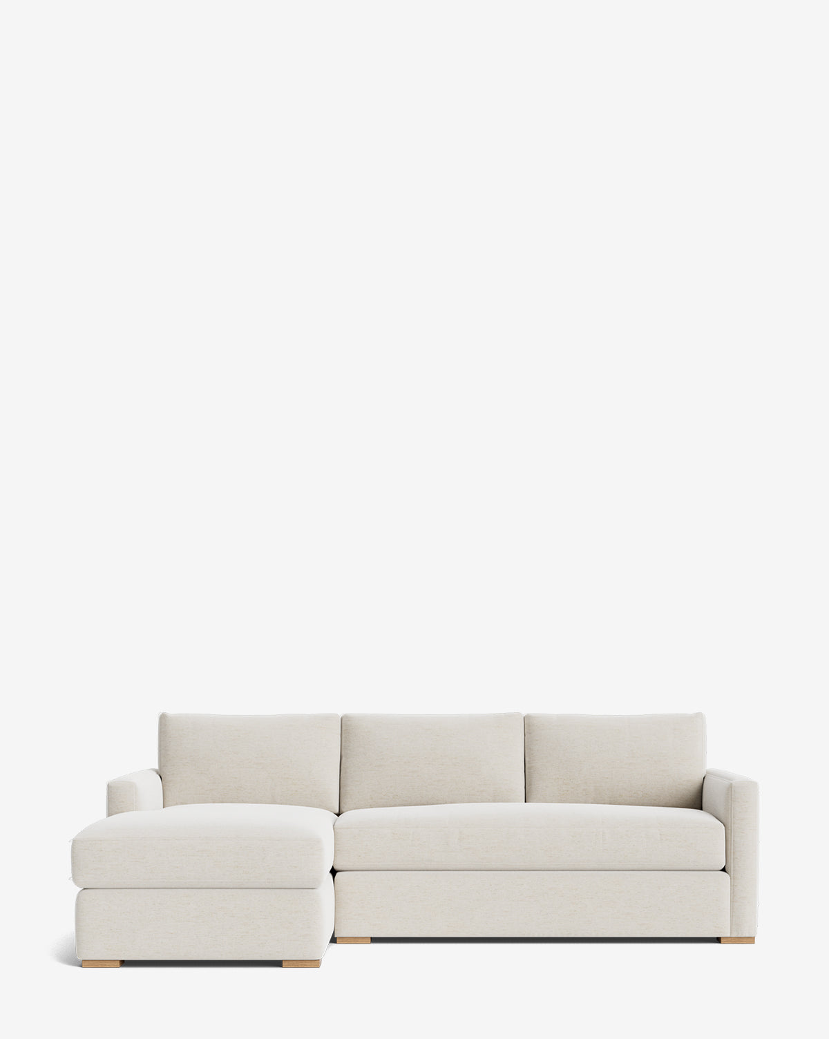 Macy Upholstered Chaise Sectional 101"