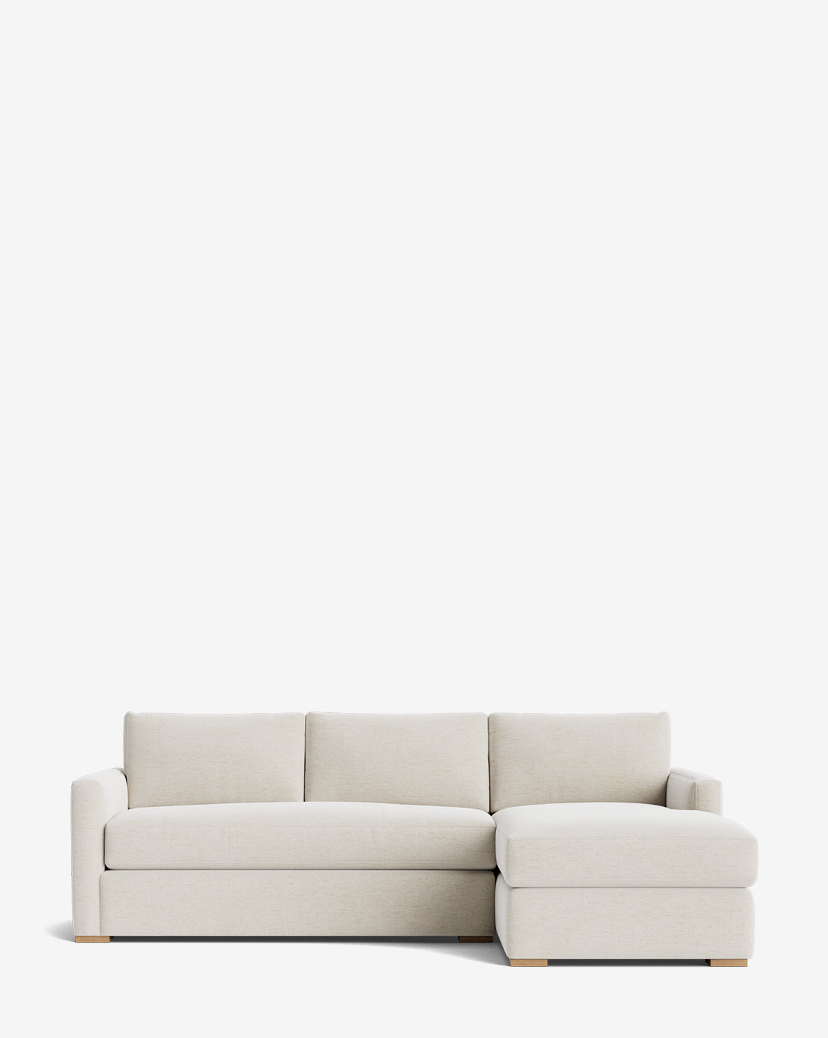 Macy Upholstered Chaise Sectional 101"