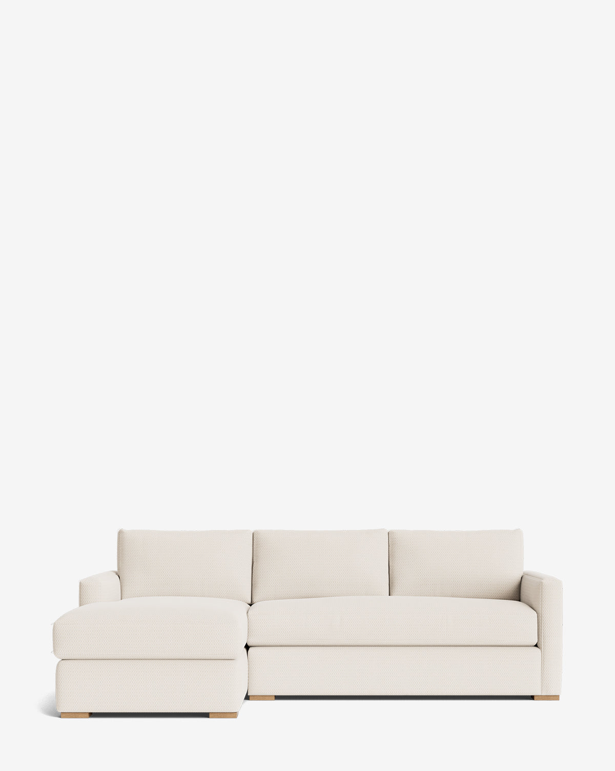 Macy Upholstered Chaise Sectional 101"