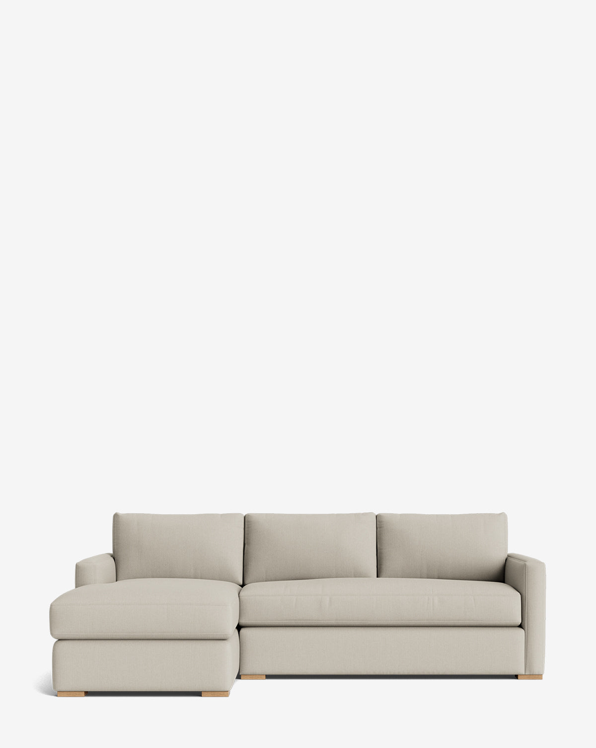 Macy Upholstered Chaise Sectional 101"