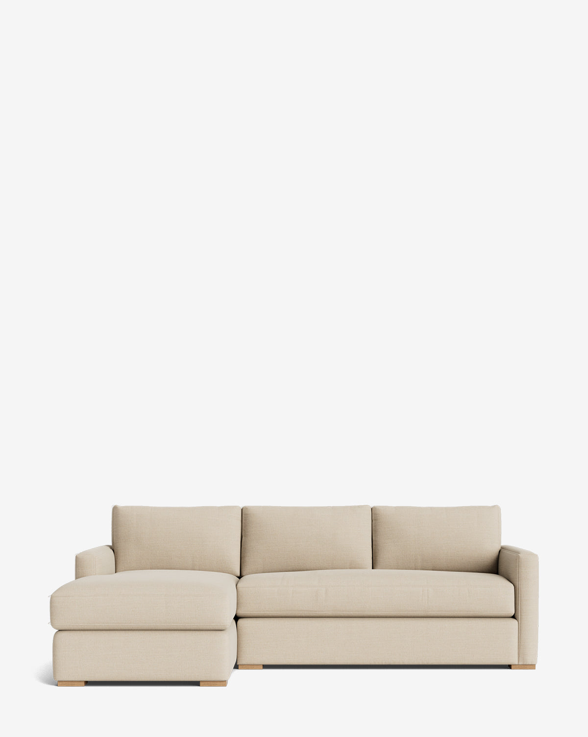 Macy Upholstered Chaise Sectional 101"