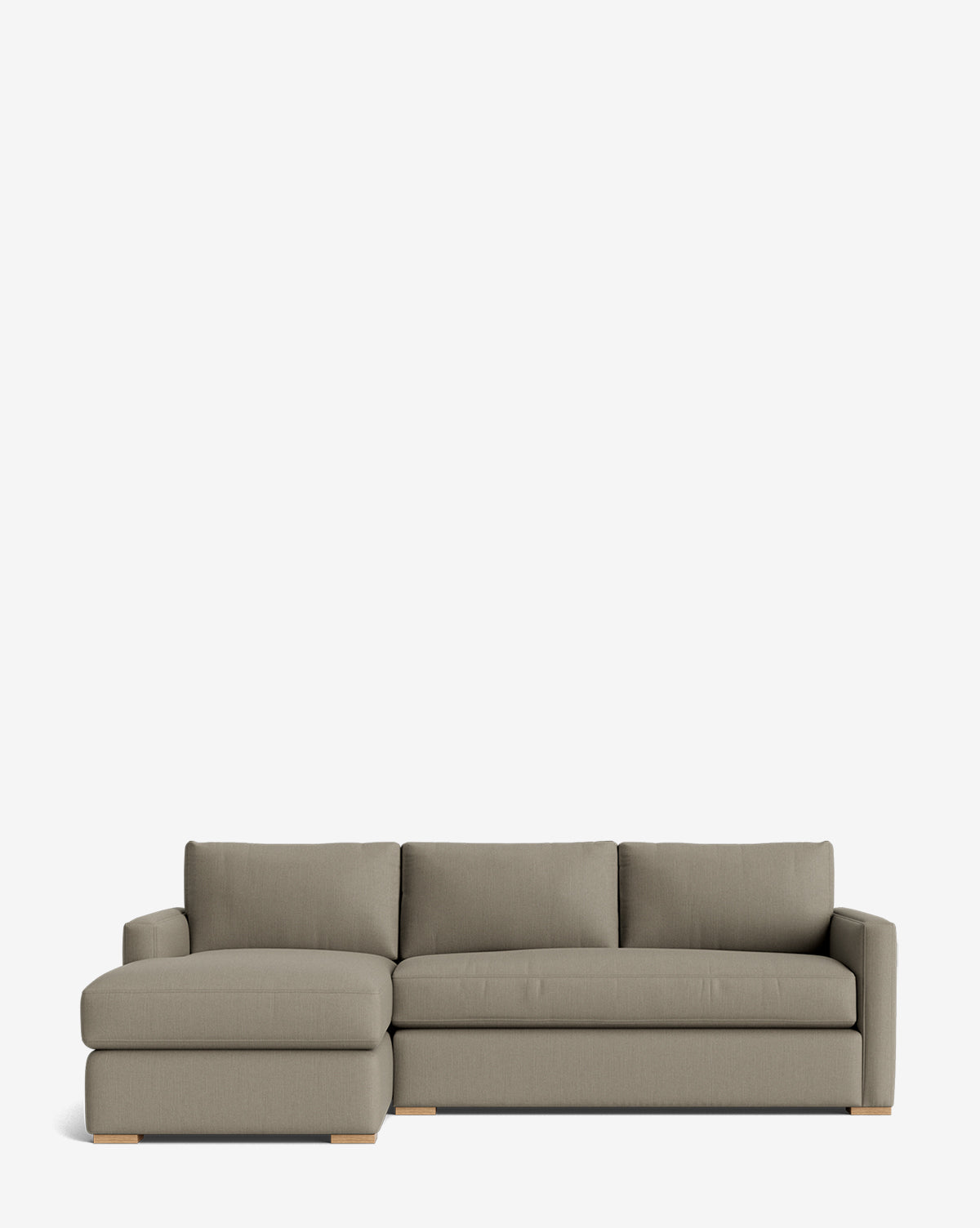 Macy Upholstered Chaise Sectional 101"