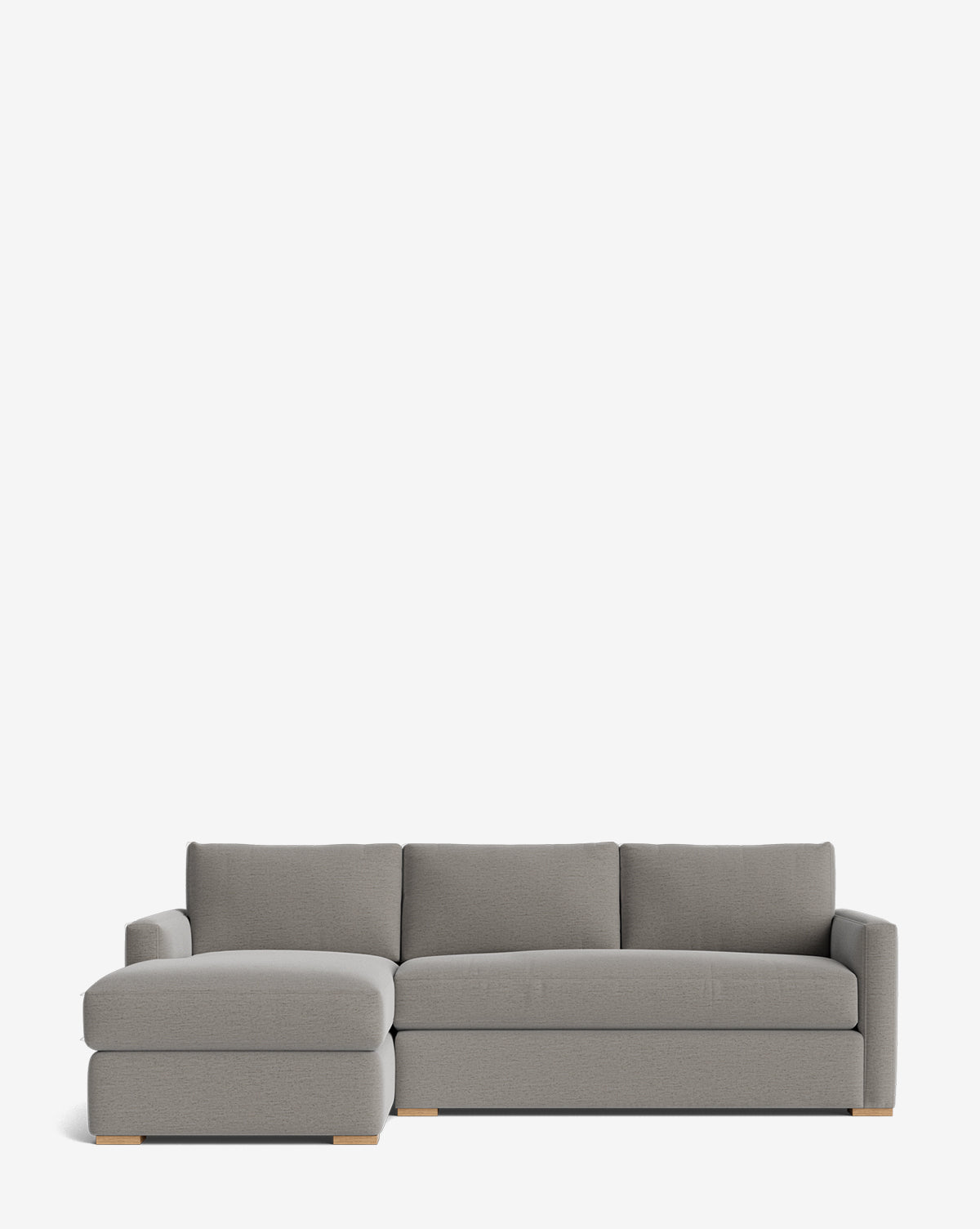 Macy Upholstered Chaise Sectional 101"