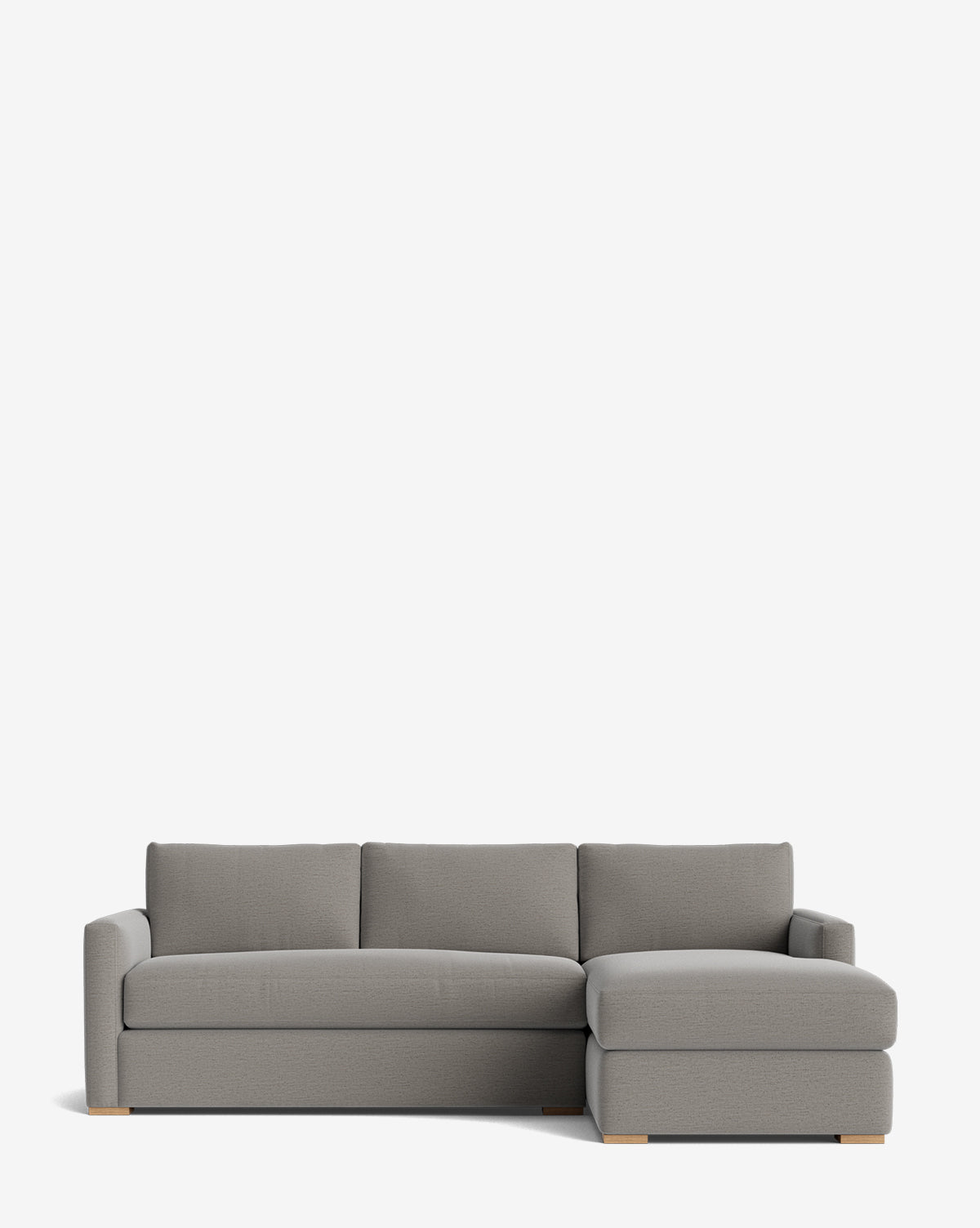 Macy Upholstered Chaise Sectional 101"