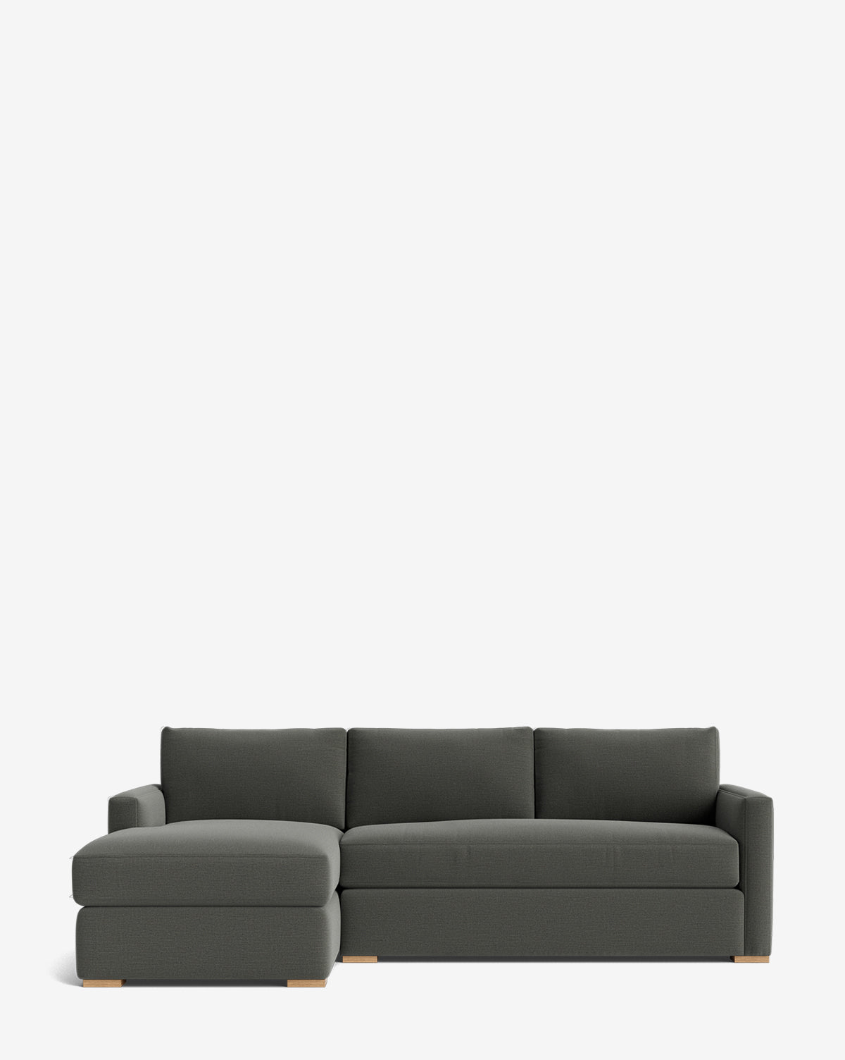 Macy Upholstered Chaise Sectional 101"