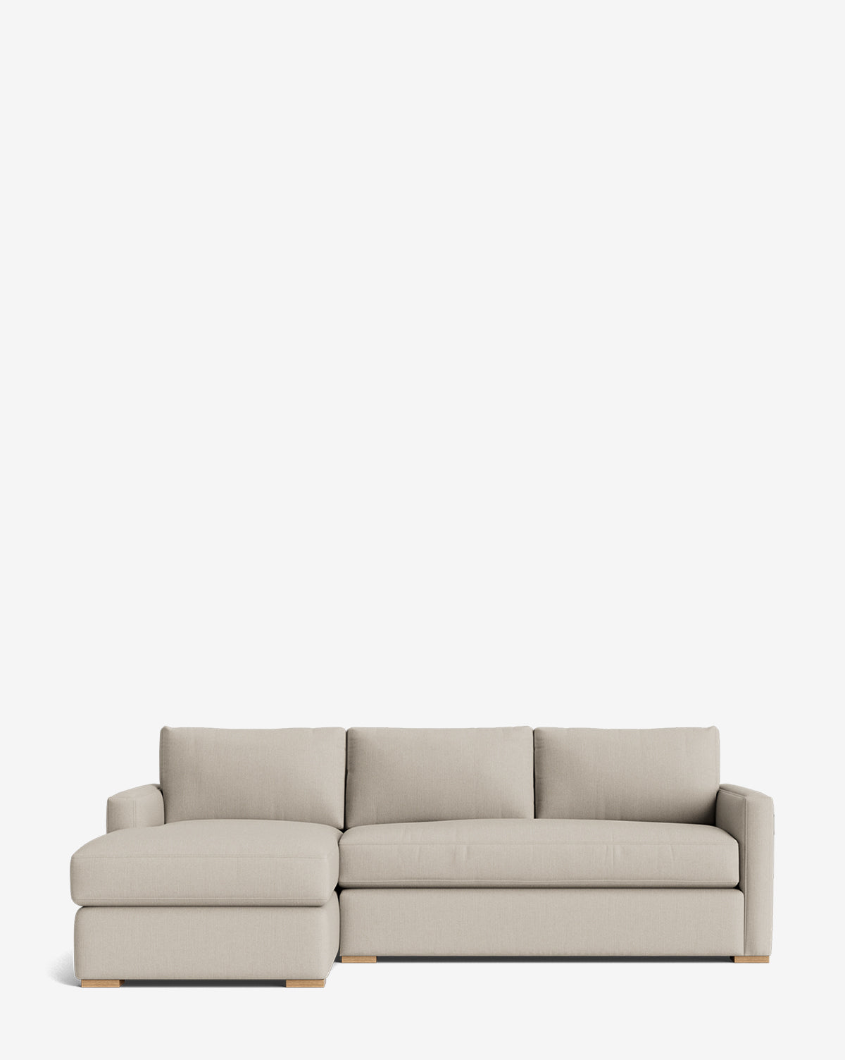Macy Upholstered Chaise Sectional 101"