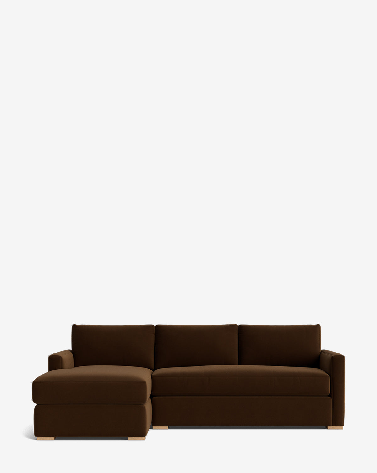 Macy Upholstered Chaise Sectional 101"
