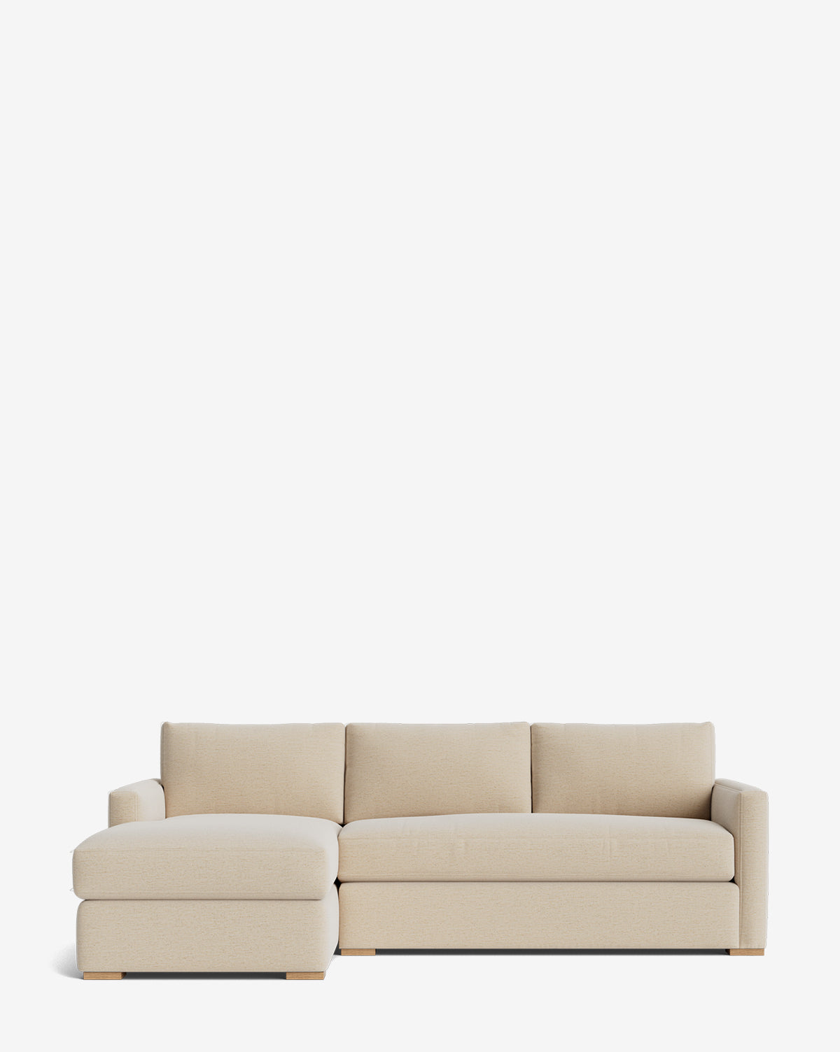 Macy Upholstered Chaise Sectional 101"