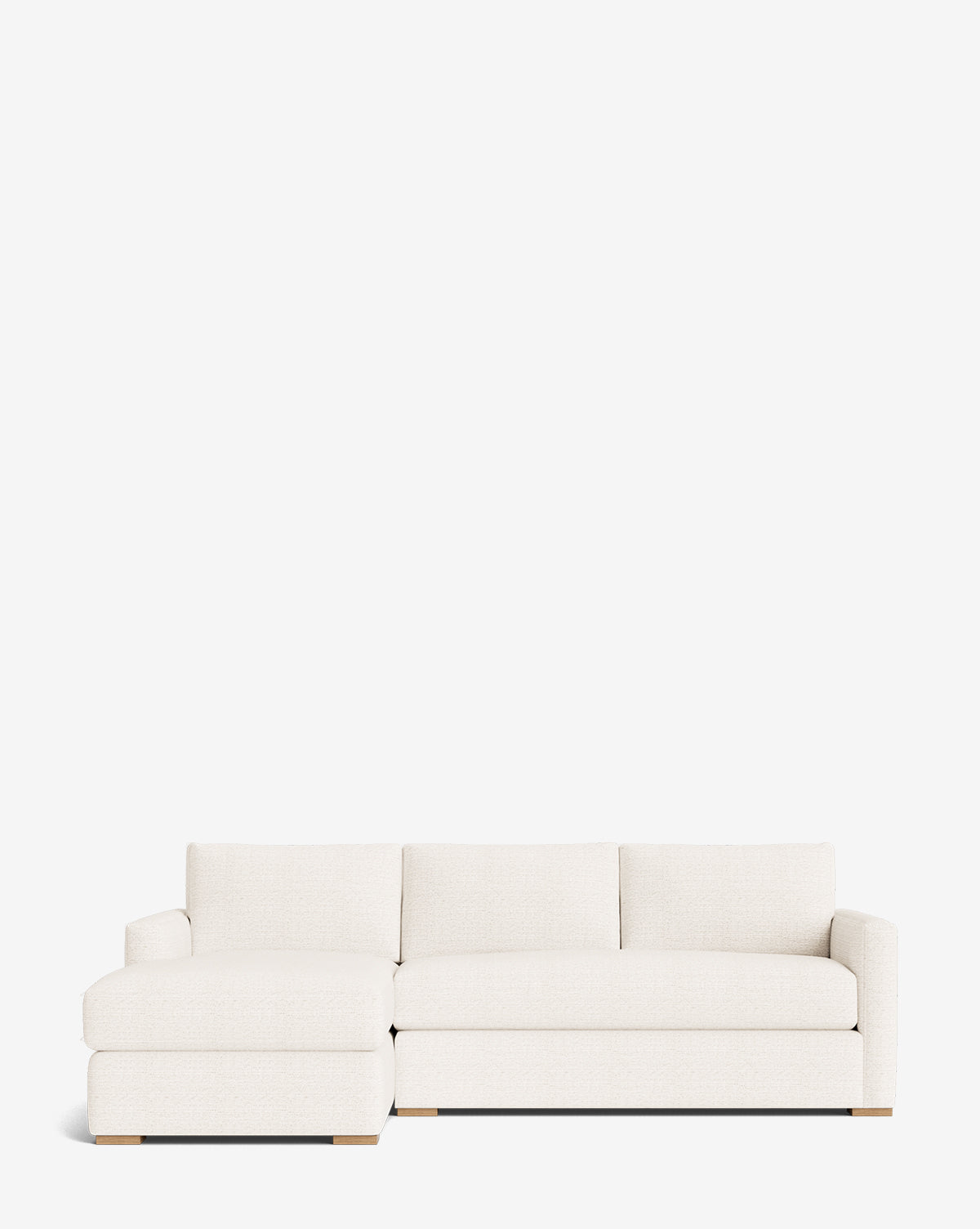 Macy Upholstered Chaise Sectional 101"