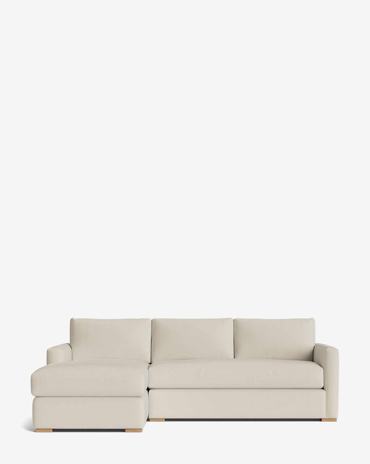 Macy Upholstered Chaise Sectional 101"