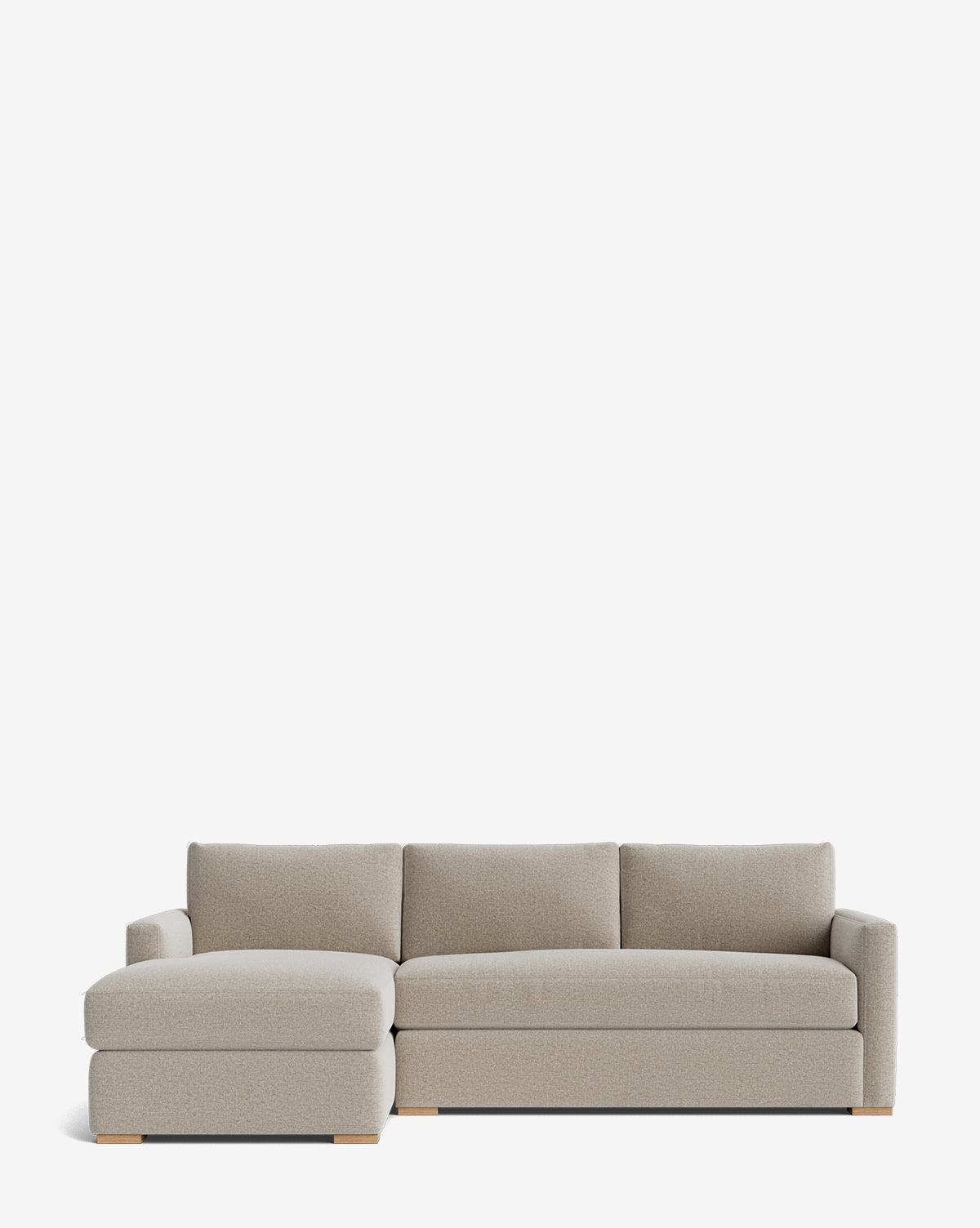 Macy Upholstered Chaise Sectional 101"