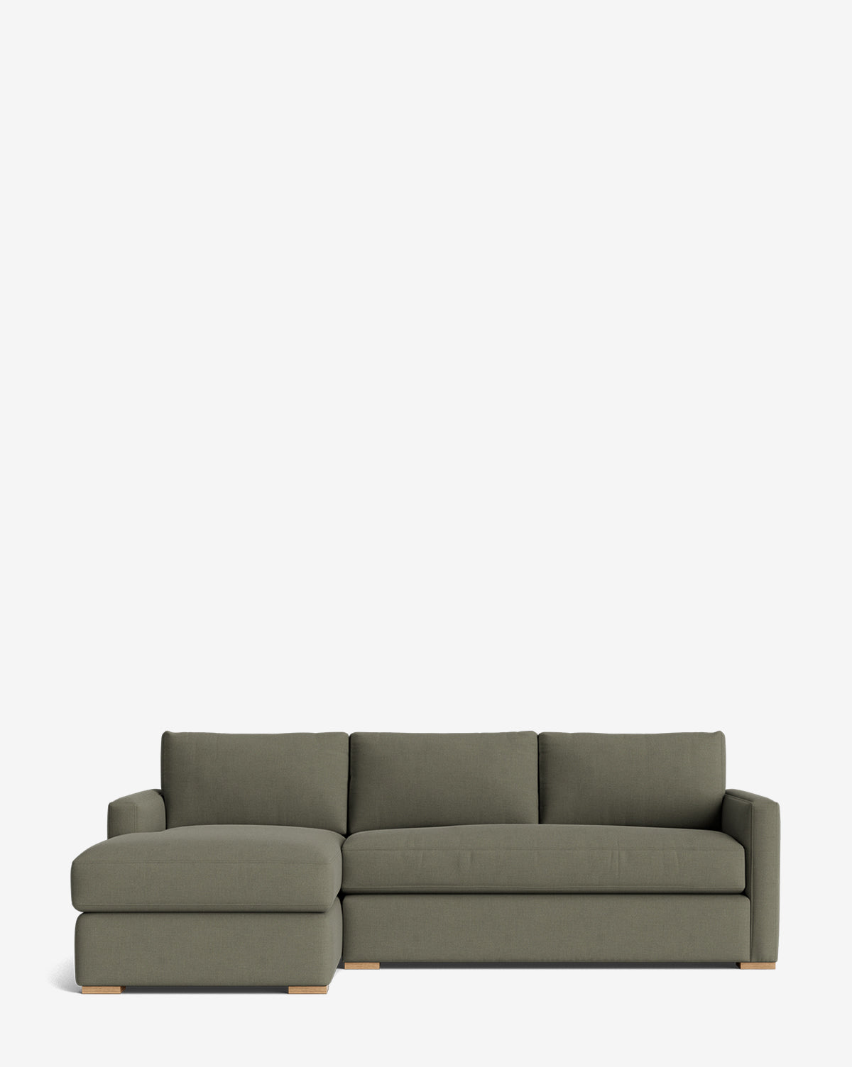 Macy Upholstered Chaise Sectional 101"