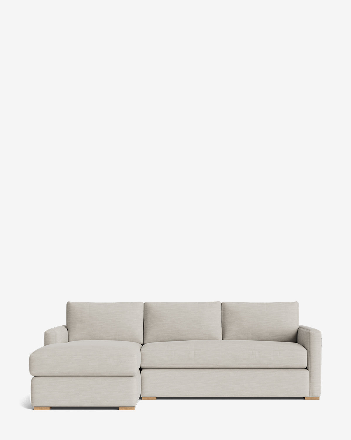 Macy Upholstered Chaise Sectional 101"