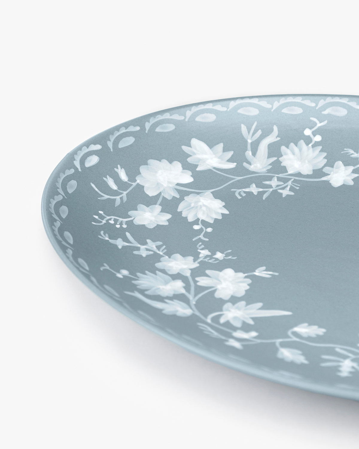 Meadowlark Hand-Painted Serving Platter
