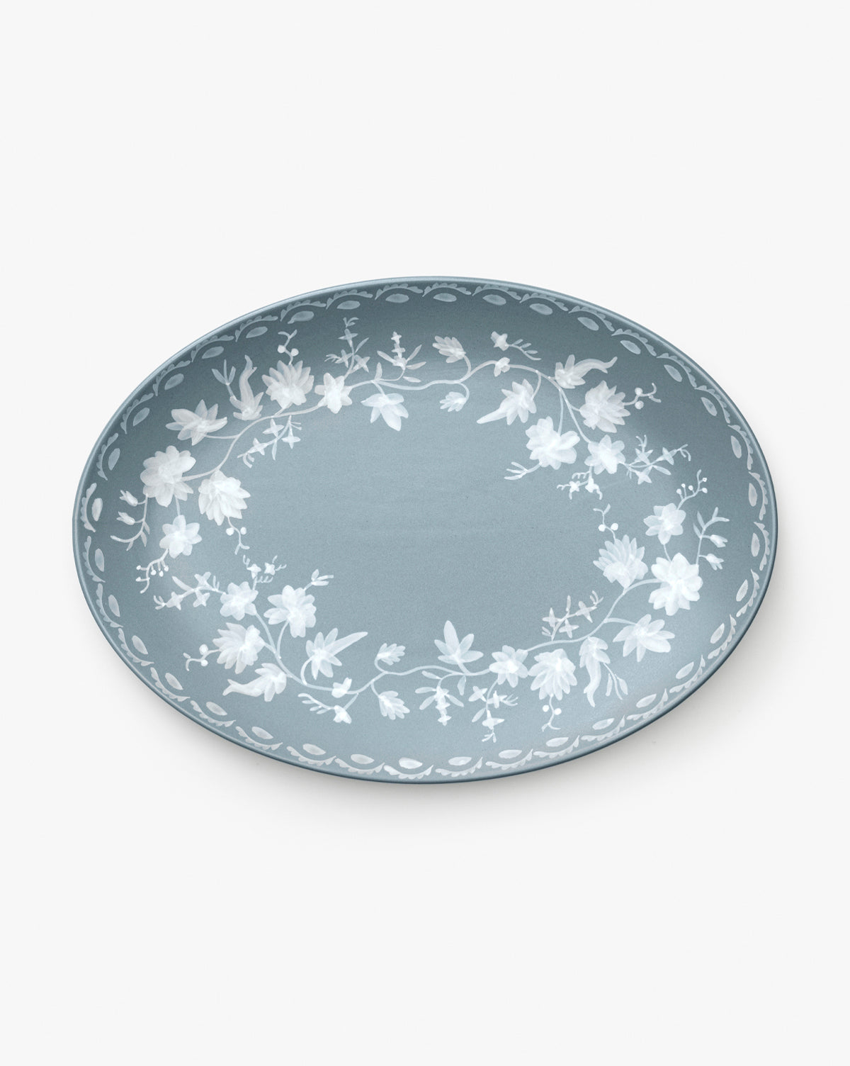 Meadowlark Hand-Painted Serving Platter