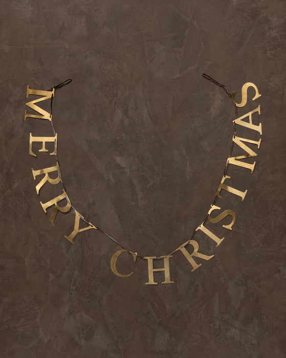Merry Christmas Mantle Hanging