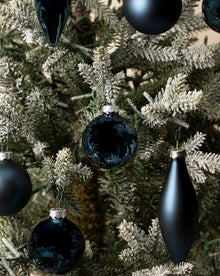 Assorted Ornaments Navy (Set of 10)