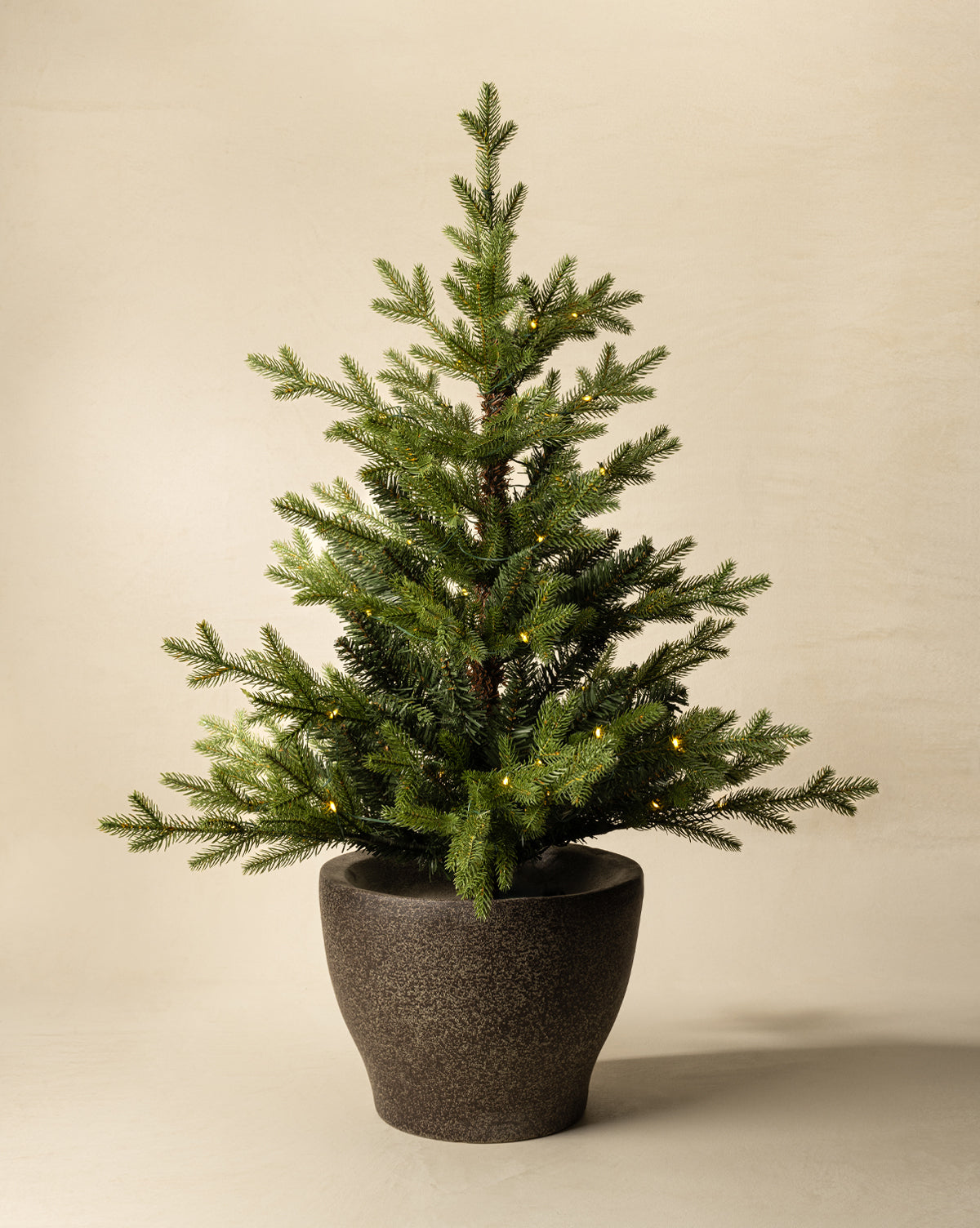 3' Norway Pre-Lit Faux Potted Tree